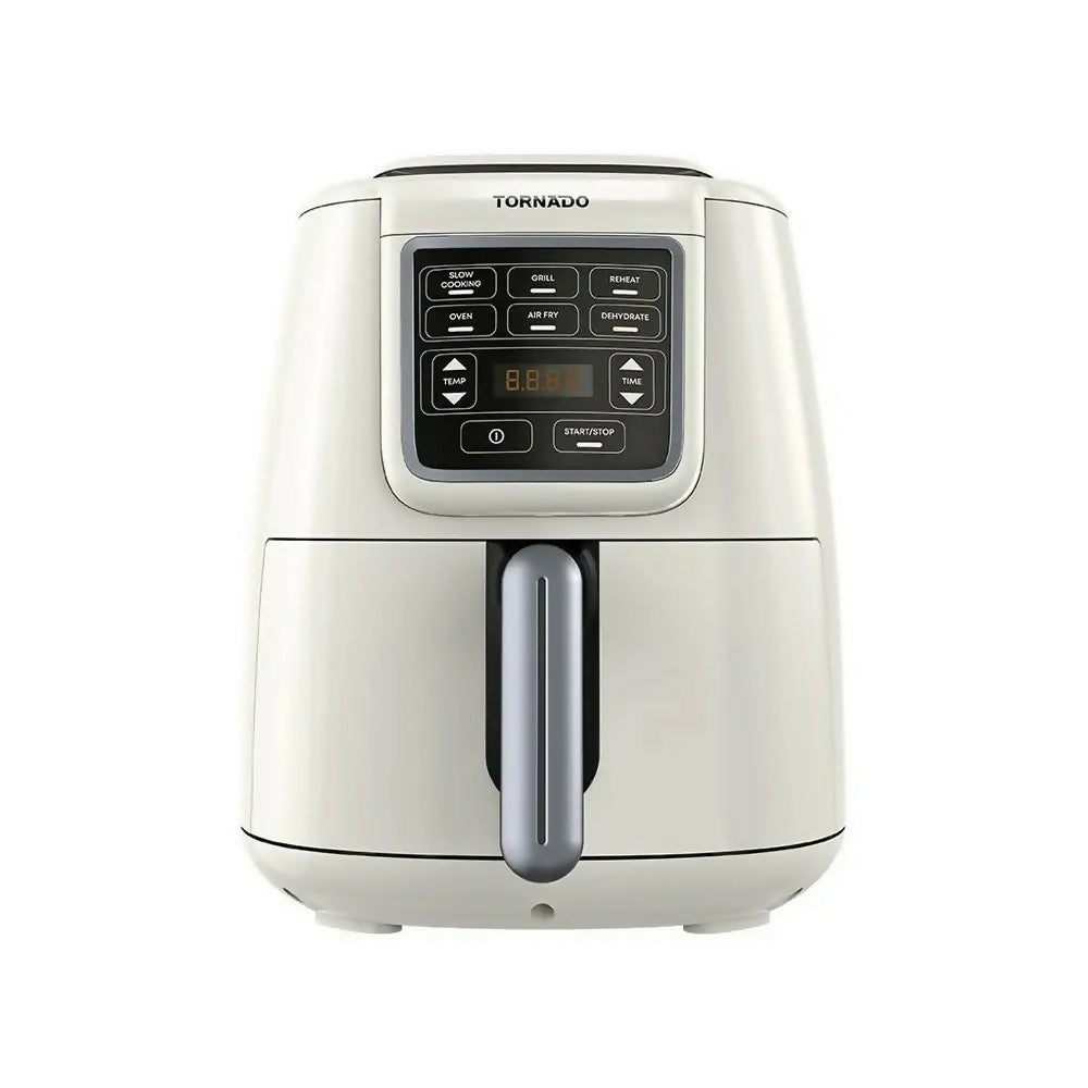 Tornado Air Fryer 1550 Watt 4 Liters White THF-1554D-XL-CS. Tornado Air Fryer 1550 Watt 4 Liters White THF-1554D-XL-CS.