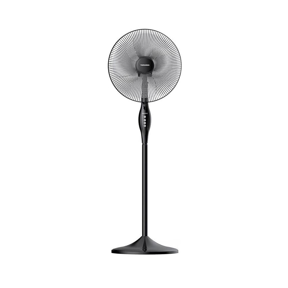 Tornado, TSF-16W, Stand Fan, 16 Inch, Black.