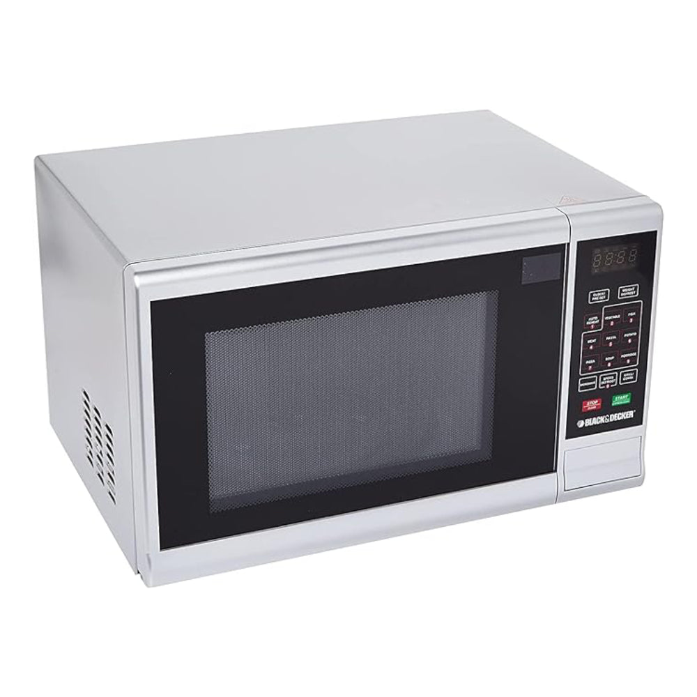 Black & Decker, MZ3000PG, Microwave, 30 Liter, Silver.