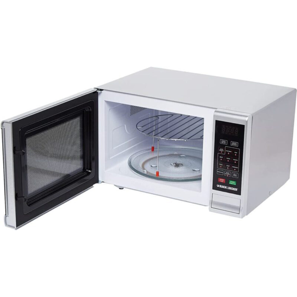 Black & Decker, MZ3000PG, Microwave, 30 Liter, Silver.