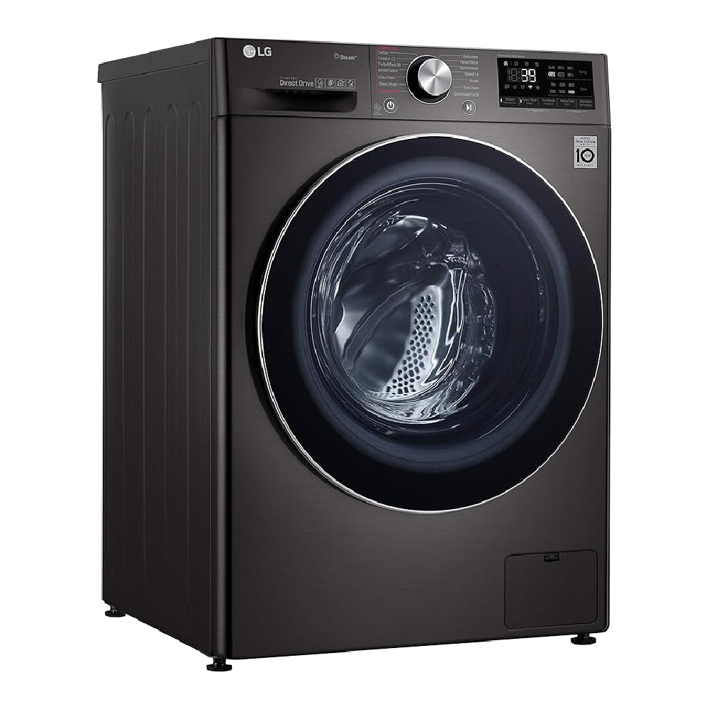 LG, F4R5VYG2E, Washing Machine, 9 Kg, Black.