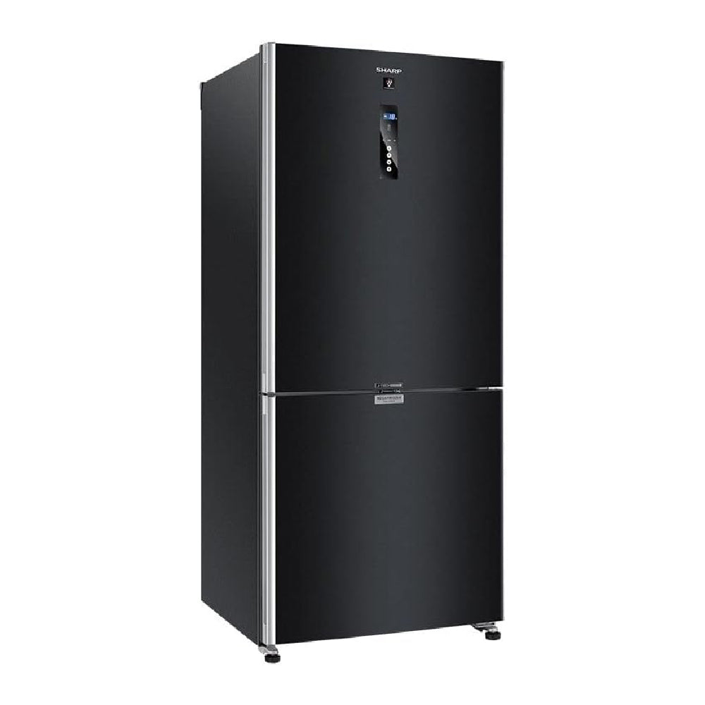 Sharp Refrigerator Inverter Bottom Freezer 558 Liter Black
