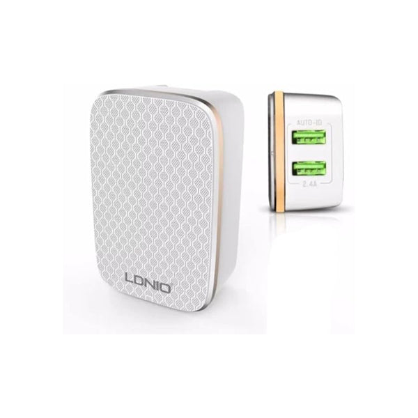 LDNIO, A2204, Charger Adapter, White.