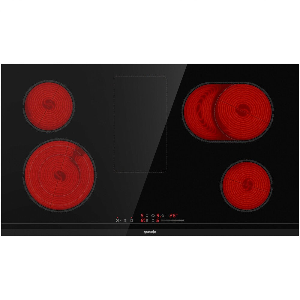 Gorenje, ECS959BCSC, Built-In Hob, Electric, 5 Burners, 90 cm, Black.