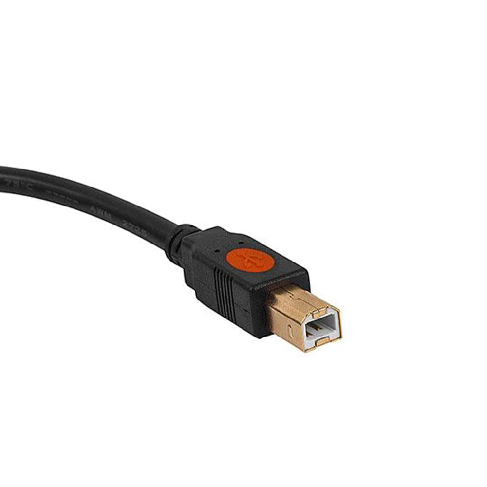 2B, DC017, Printer Cable USB, Black.