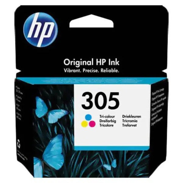 HP, 305, Magenta, Original Ink Cartridge, Tri-color.