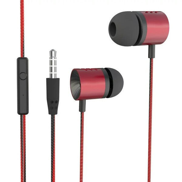 Vidvie, HS606Z, Wired Earphone, Black x Pink.