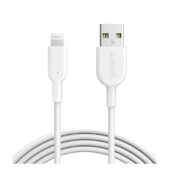 Anker, A8433H22, Powerline II with lightning Connector 6ft, White.