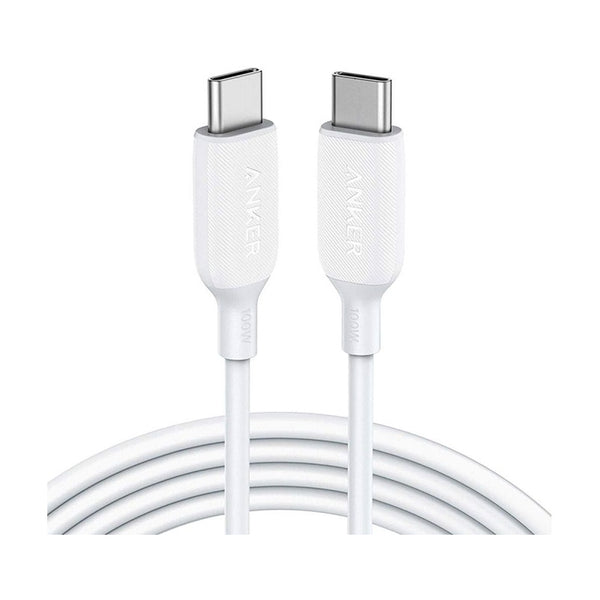 Anker Power Line III USB-C to USB-C 100W 2 Cable 6ft B2B A8856H21 - White