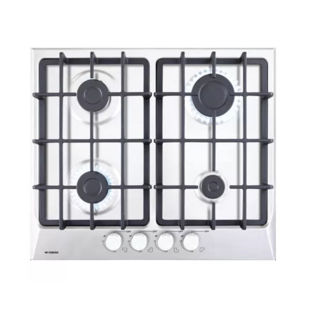 Fresh, HAFR60CMSC1, Built-In Hob, Gas ,4 Burners, 60 cm, Stainless Steel.