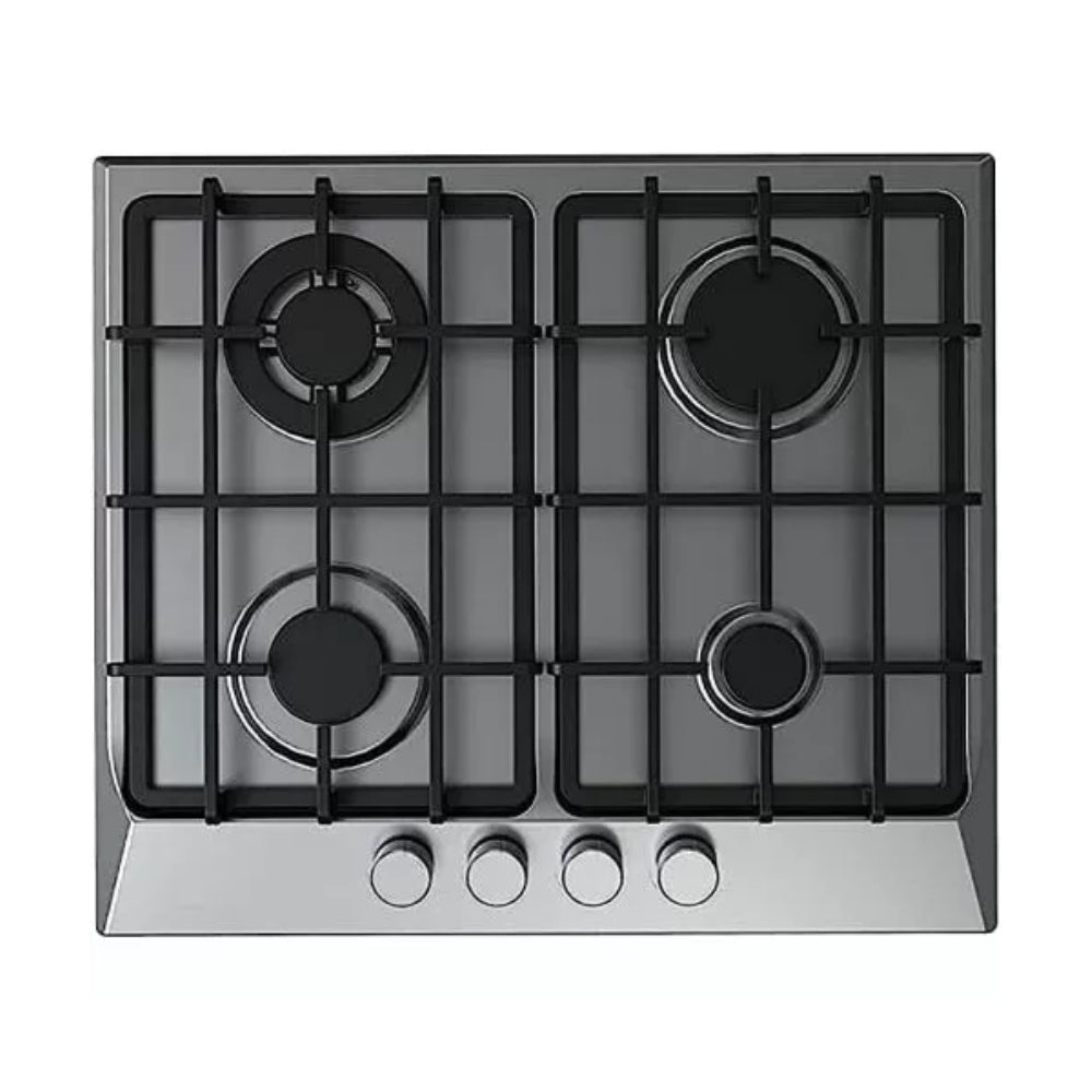 Fresh, HAFR60CMS-17505, Built-In Gas Hob, 60 Cm, 4 Burners, Silver.