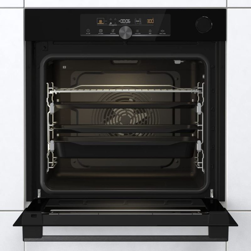 Gorenje, BSA6747A04BGWI, Built-In Oven, Electric, 60 cm, 77 Liter, Black.