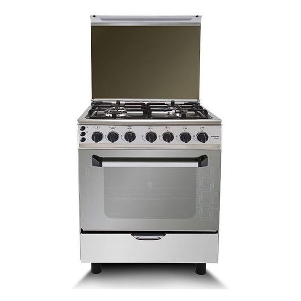 Fresh, Plaza, Gas Cookers, 4 Burners, 60 cm, Stainless Steel.