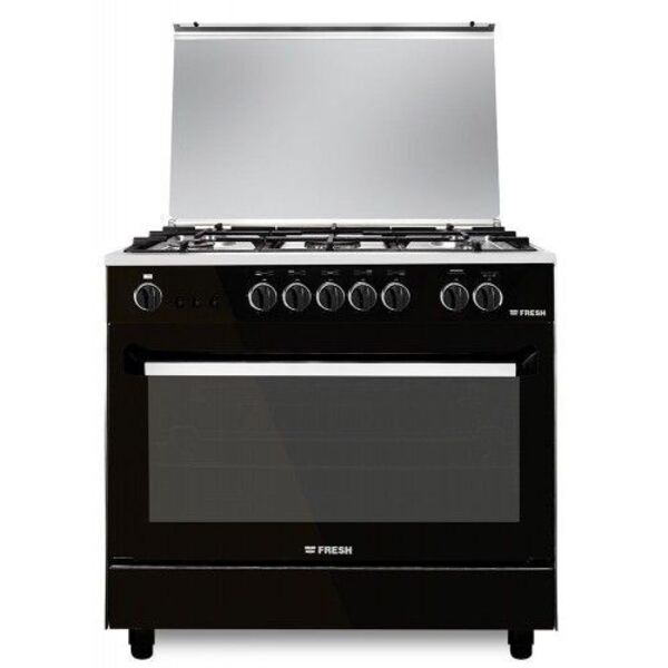 Fresh, 500017303, Cooker, 5 Burners ,Black.