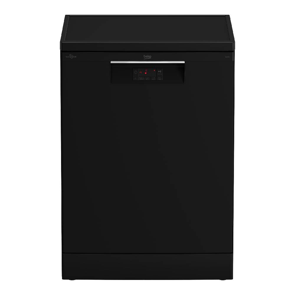 Beko, BDFN15421B, Dishwasher, 14 Persons, 5 Programs, Black.