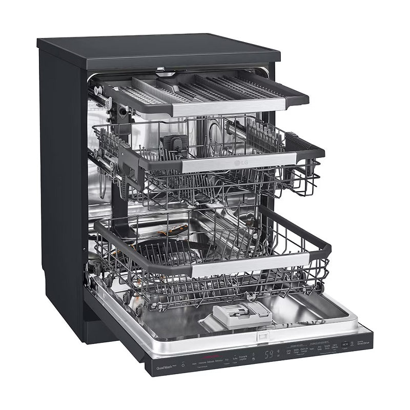 LG, DFC335HM, Dishwasher, 14 Persons, Black.