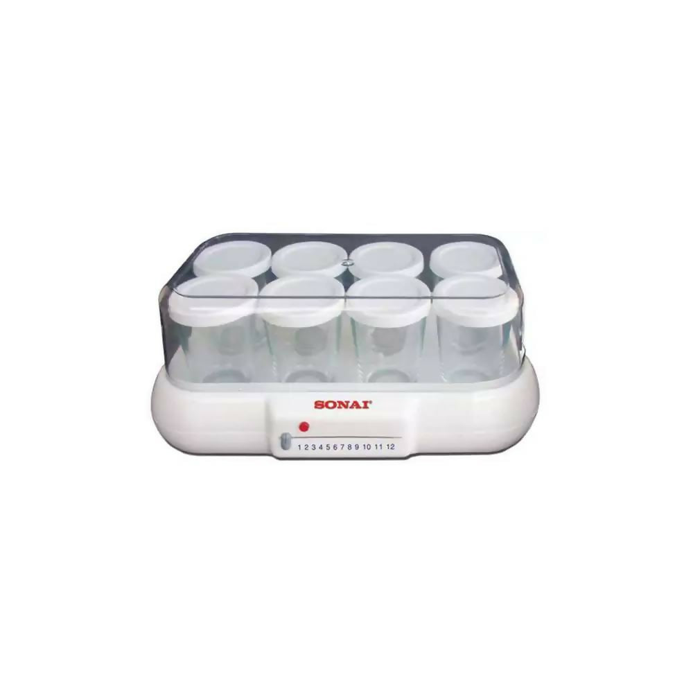 Sonai Yogurt Maker 8 Cups White MAR-1008. (International Warranty)