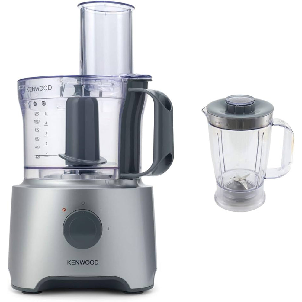 Kenwood, FDP301S, Food Processor, 800 Watt, Silver.