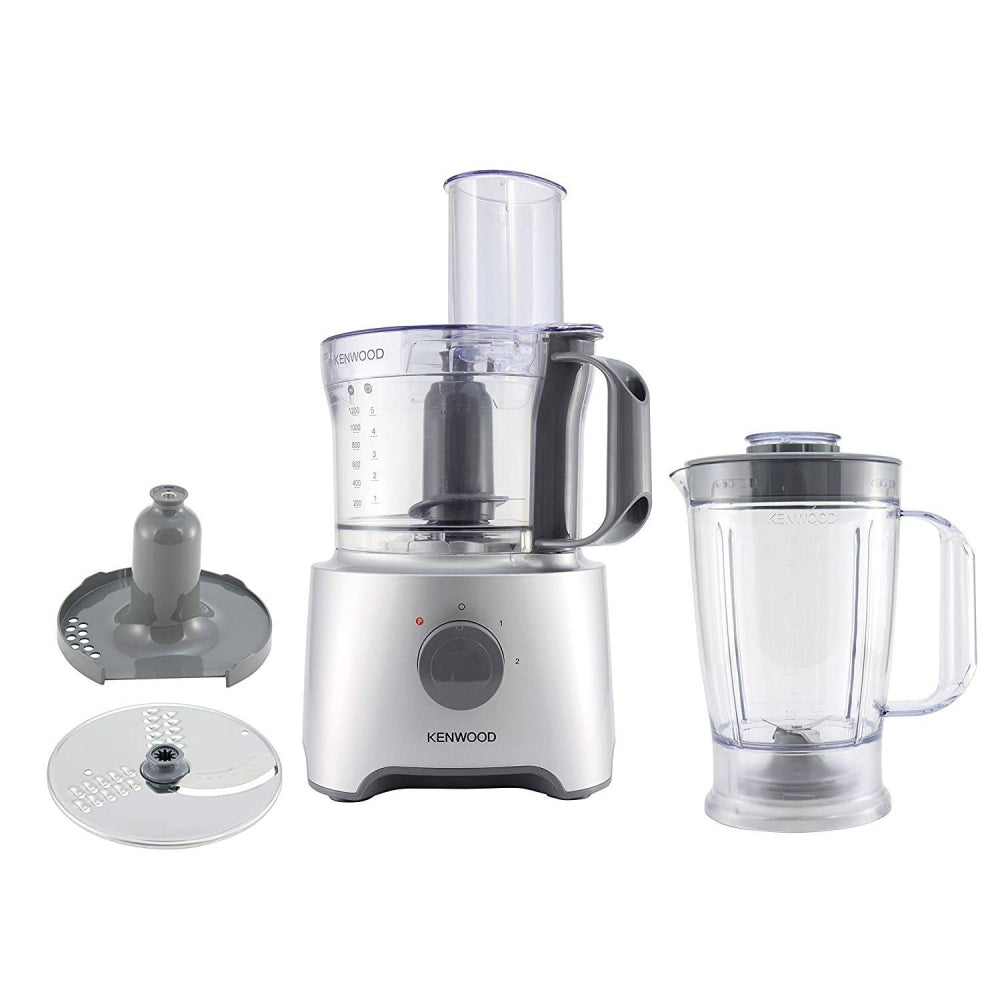 Kenwood, FDP301S, Food Processor, 800 Watt, Silver.