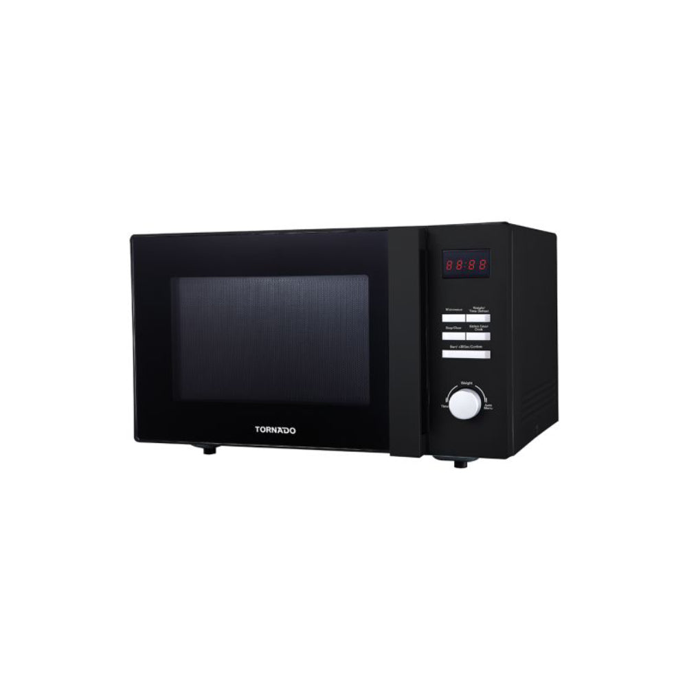 Tornado, TMD-25SE-BK, Microwave, 25 Liter, 900 Watt, Black.