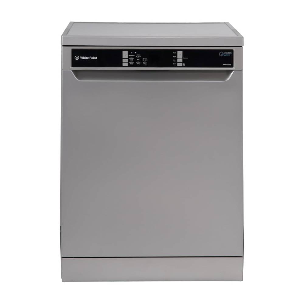 White Point, WPD148HDS, Dishwasher, 14 Settings, 8 Programs, Silver.