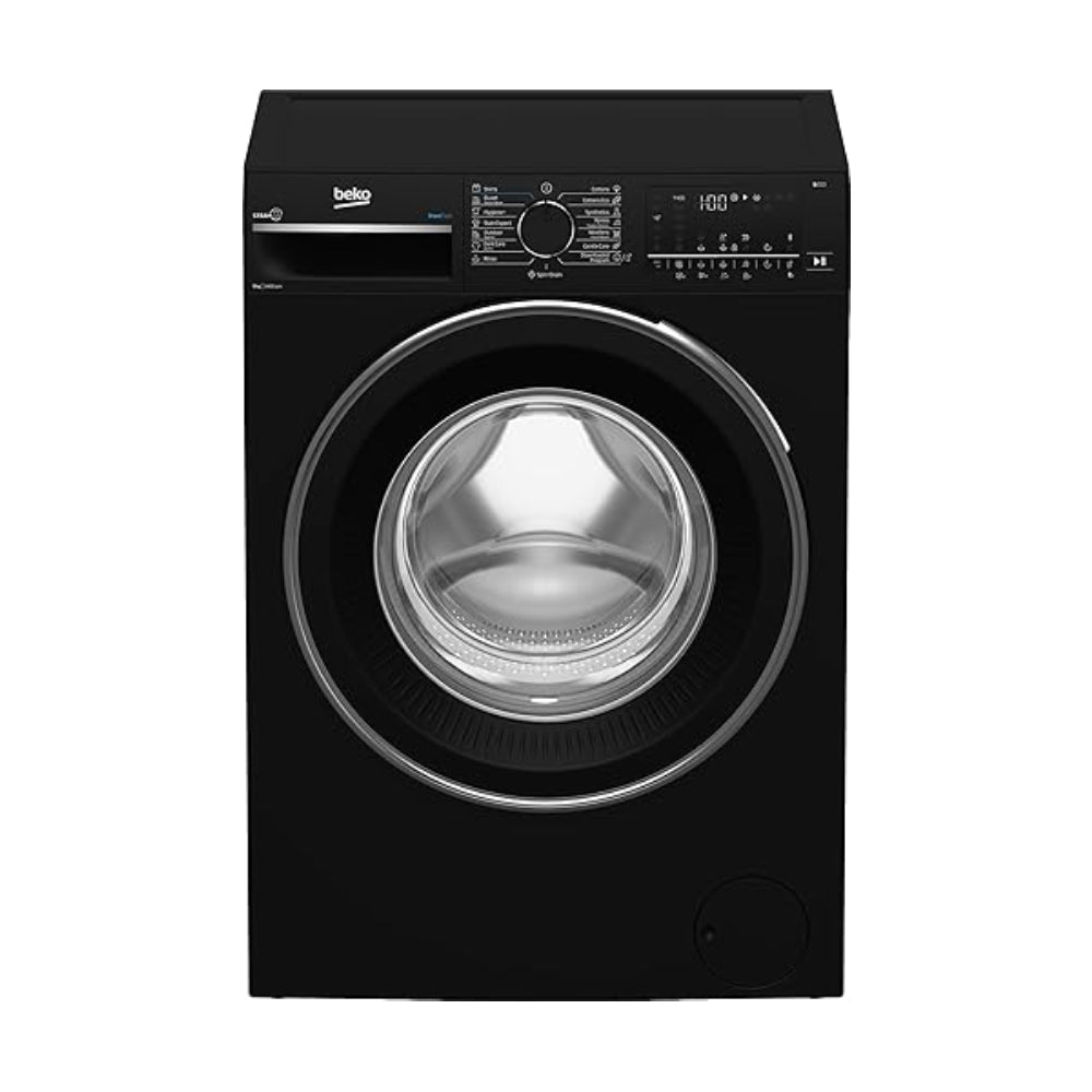 Beko, B3WFU50940BCI, Washing Machine, 9 KG, Black.