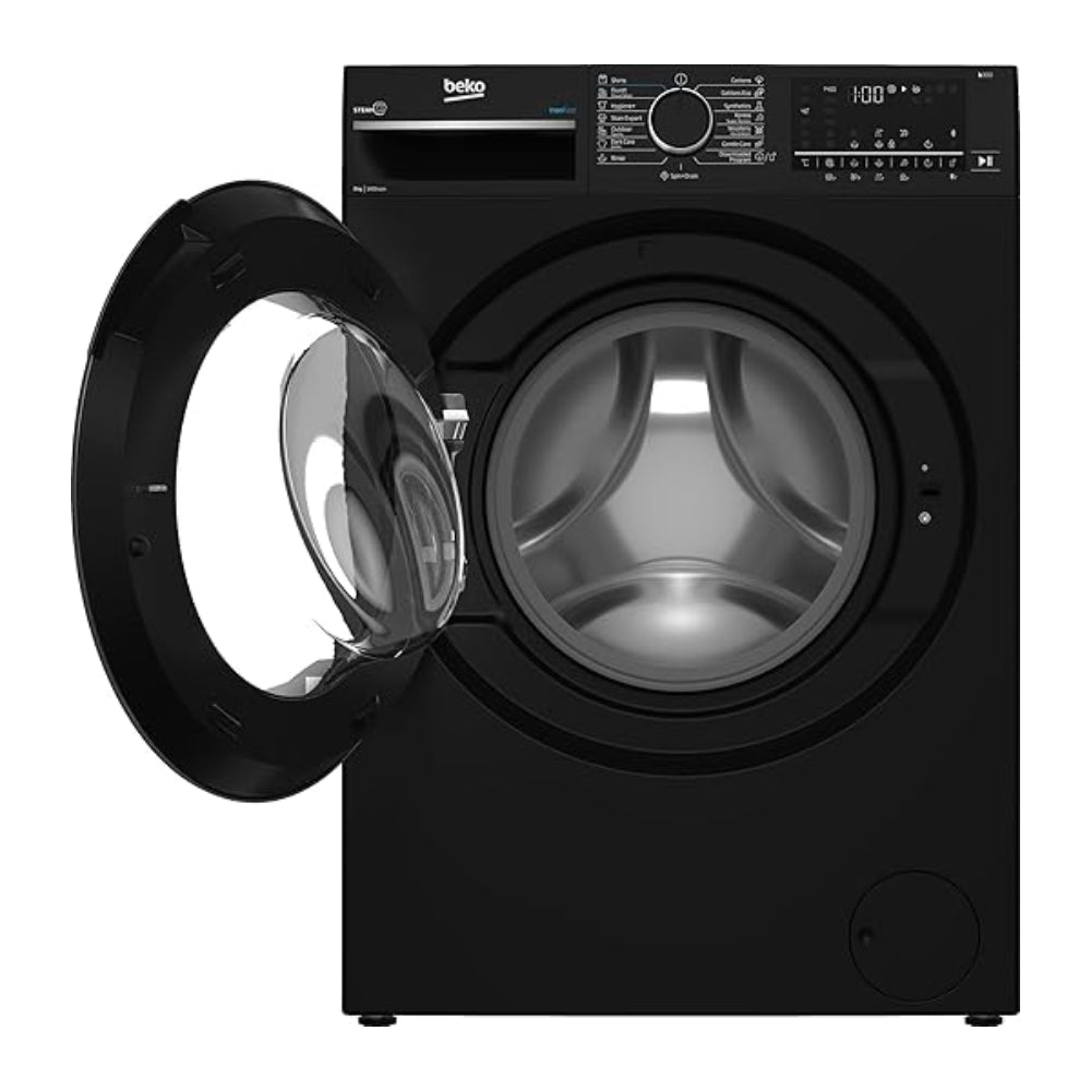 Beko, B3WFU50940BCI, Washing Machine, 9 KG, Black.