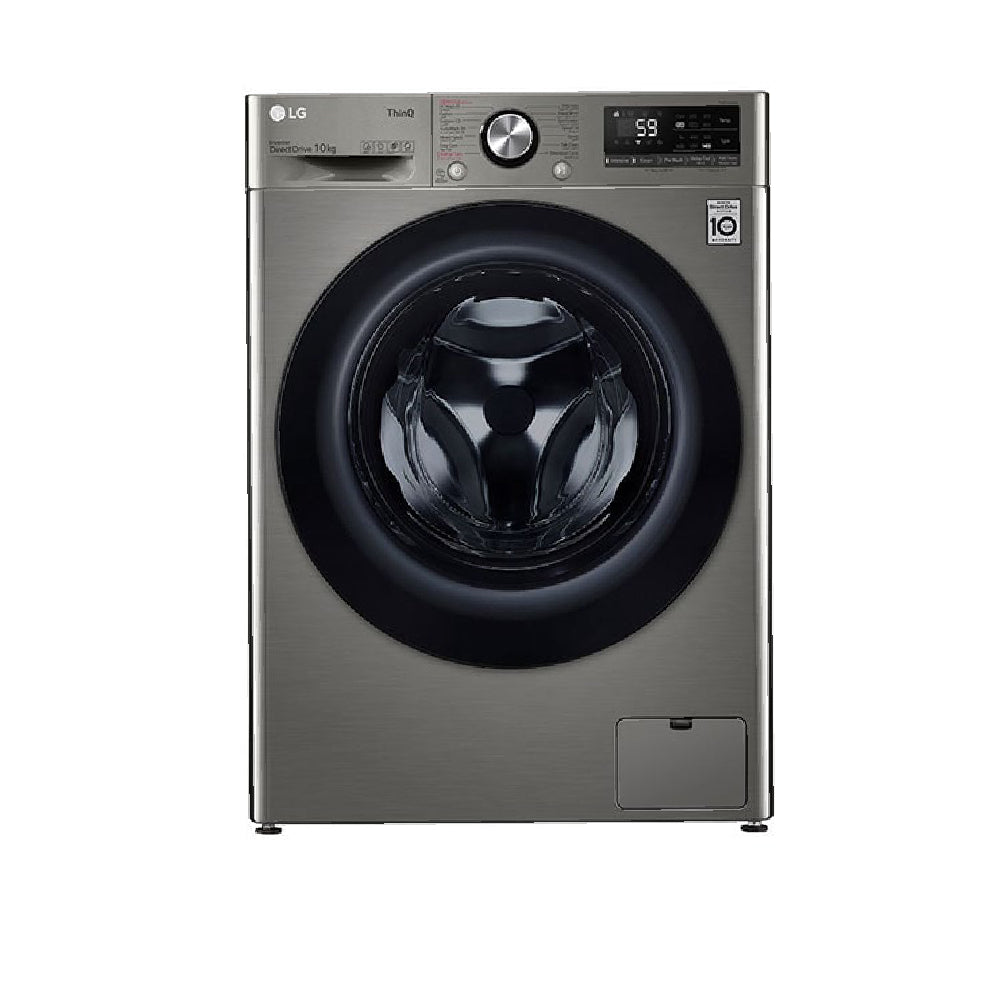 LG, F4Y5RYGYPV Vivace, Washing Machine, 10 Kg, Inverter, Silver.