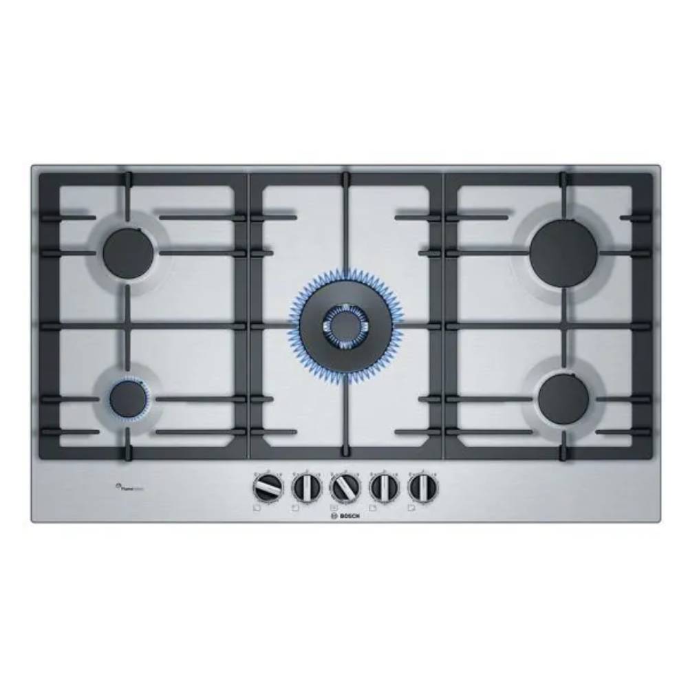 Bosch, PCR9A5B90, Built-In Hob, 5 Burners, Stainless.