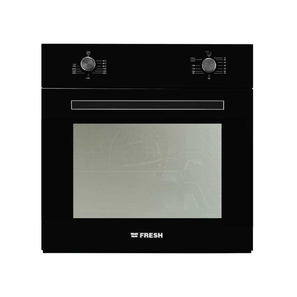 Fresh, 17509, Built-In Oven, 60 Cm, 56 Liter, Black.