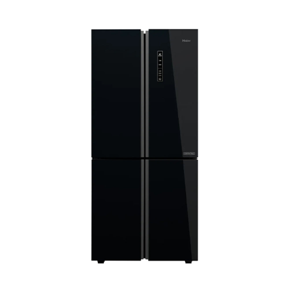 Haier, HRF-550TDBG, Refrigerator, 502 Liters, Glass Black.