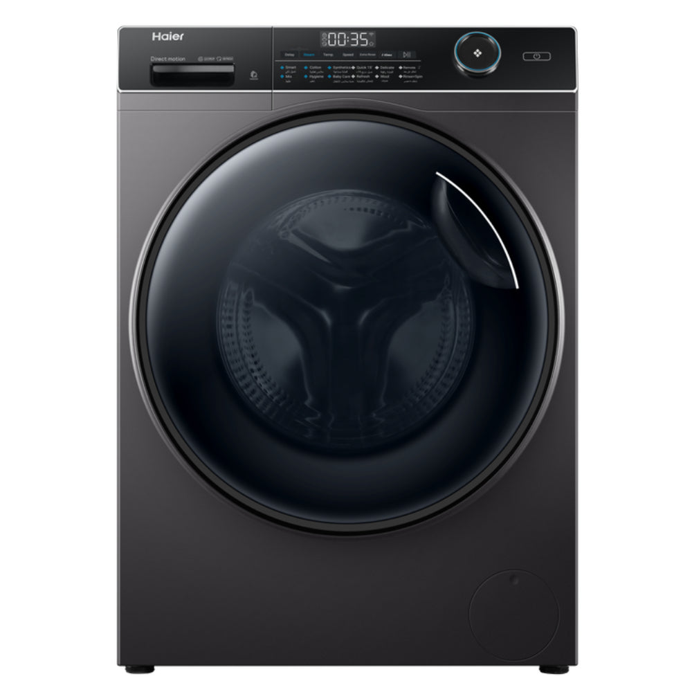 Haier, HW80-B14959S8TU1, Washing Machine, 8KG, Dark Silver.