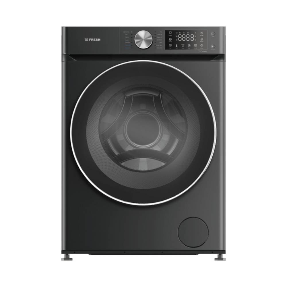 Fresh, W8DD1255G2BL, Washing Machine, 8 Kg, Black.