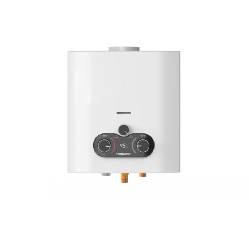 Tornado, GHE-C06CTE-W, Water Heater, Gas, 6 L, White.