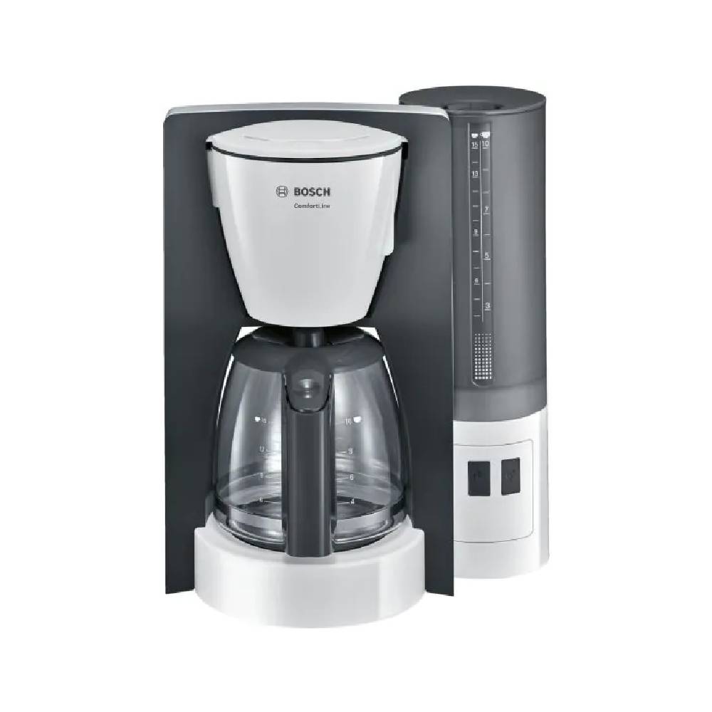 Bosch, TKA6A041, Coffee Machine, 1200 Watt, White * Grey.