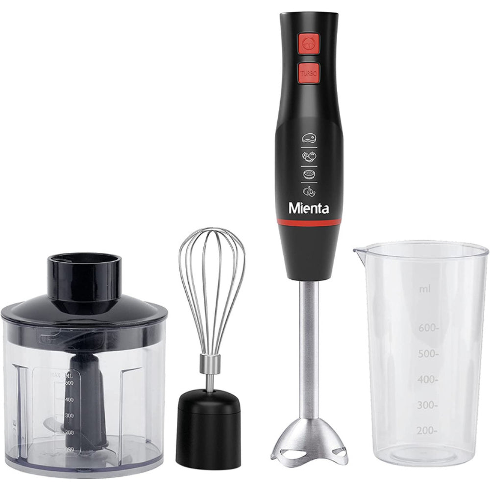 Mienta, HB111138B, Hand Blender, 450 Watt, Black.