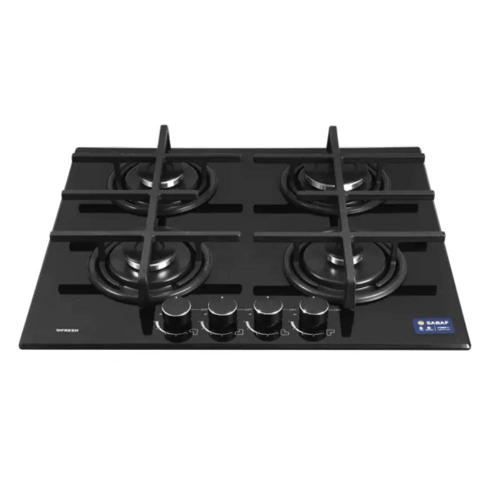 Fresh, 17513, Built-in Hob, 60 Cm, 4 Burners, Black.