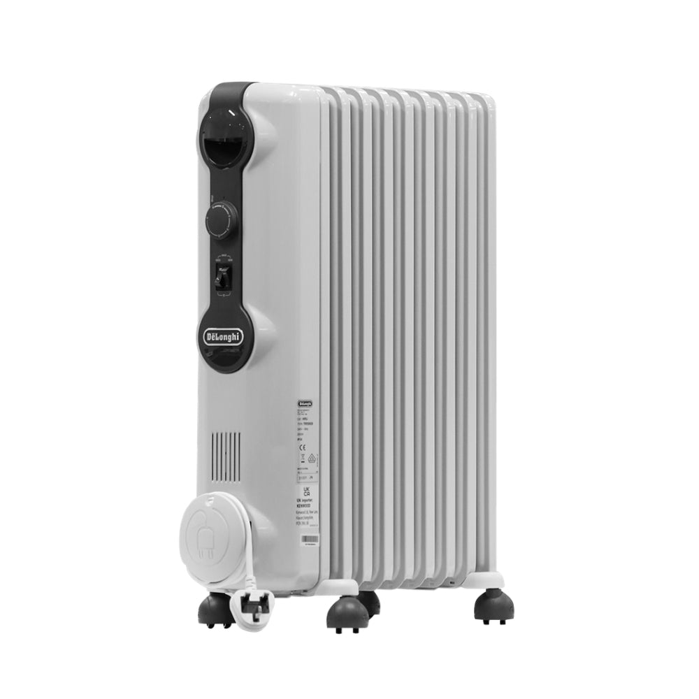 Delonghi, TRRS0920,  Electric Oil Heater, 9 Fins, Grey.