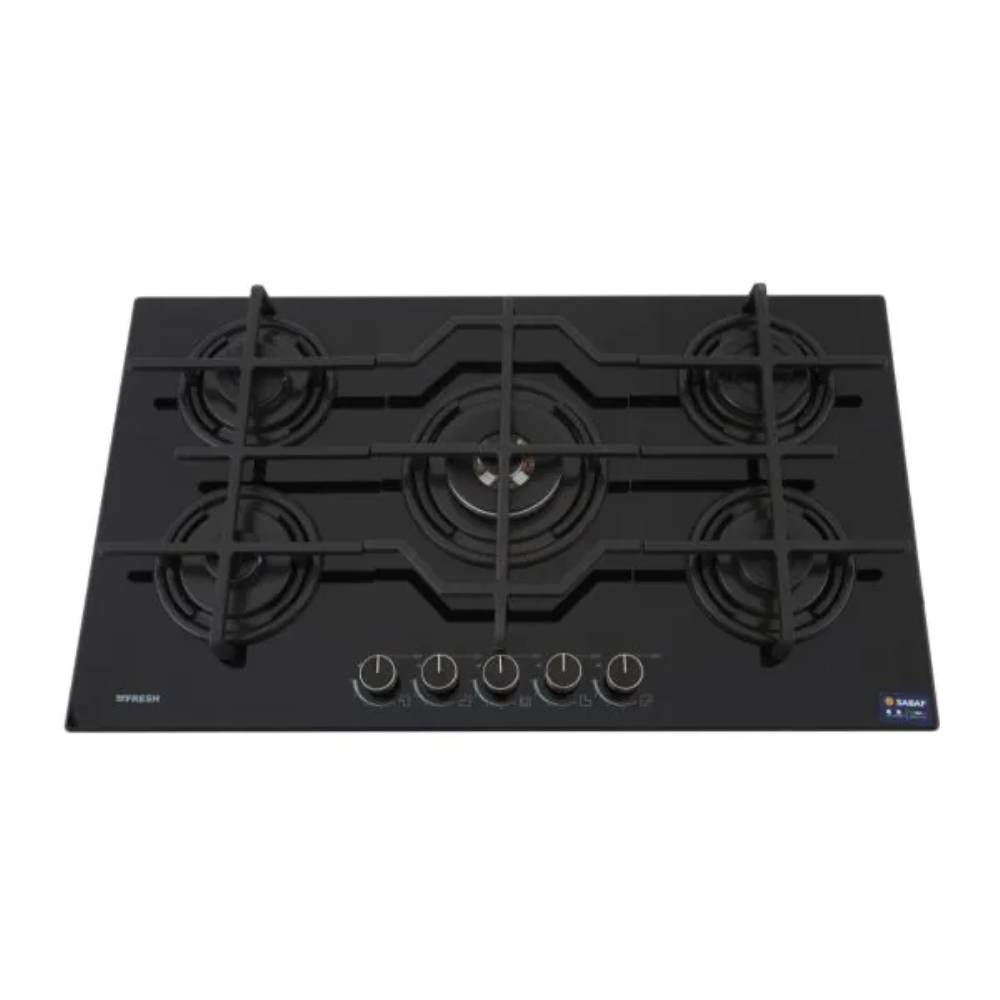 Fresh, 17512, Built-in Hob, 90 Cm, 5 Burners, Black.