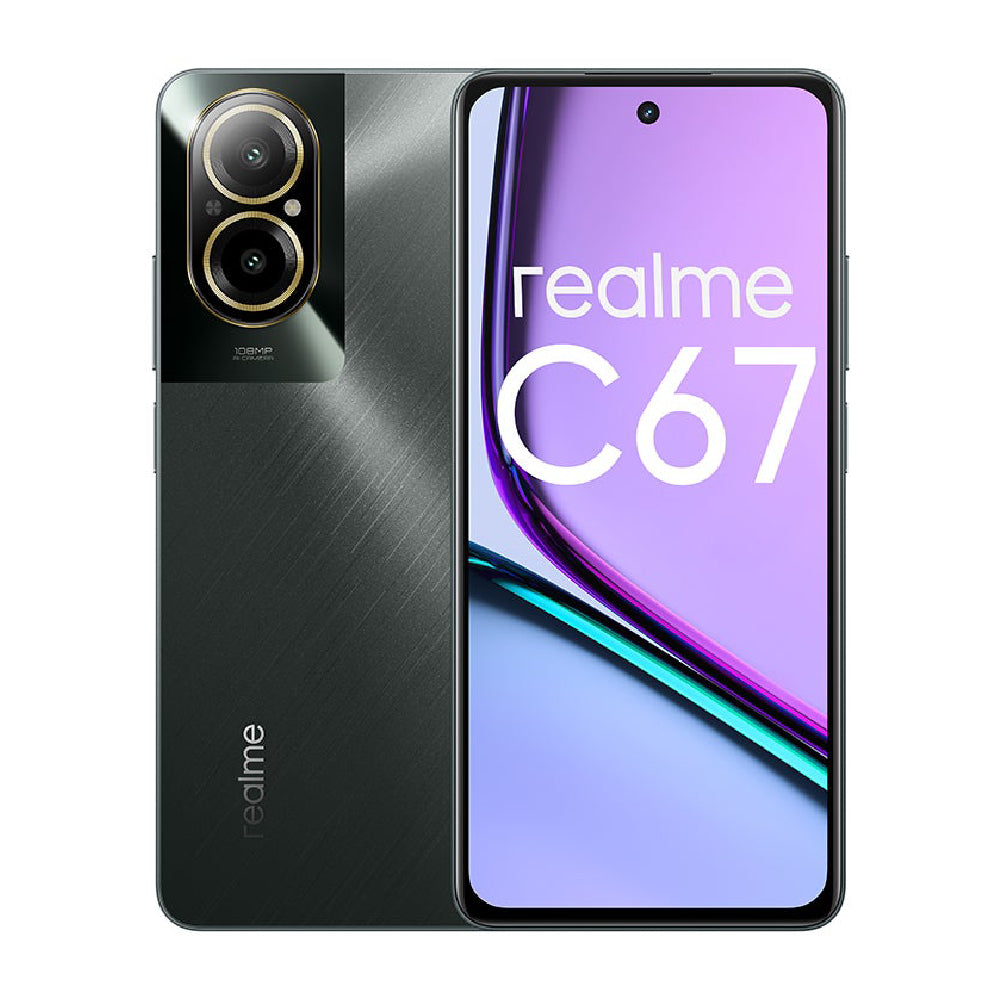 Realme, C67, Mobile, 128 GB, 6 GB, Black.