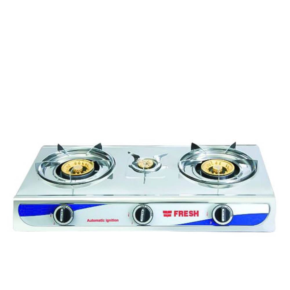 Fresh, 500002270, Hob, 3 Burners, Stainless.