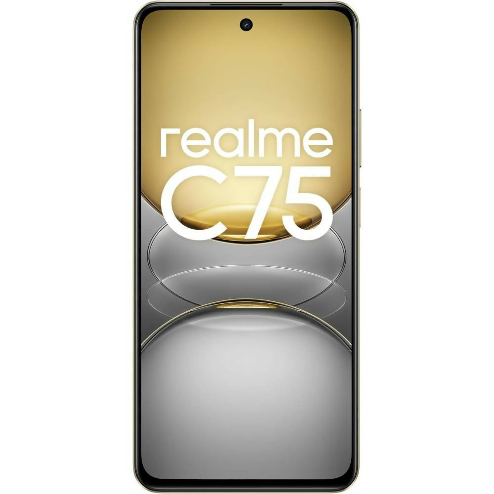Realme C75 Mobile 256 GB 8 GB 4G LTE Dual SIM Gold. – Rizkalla