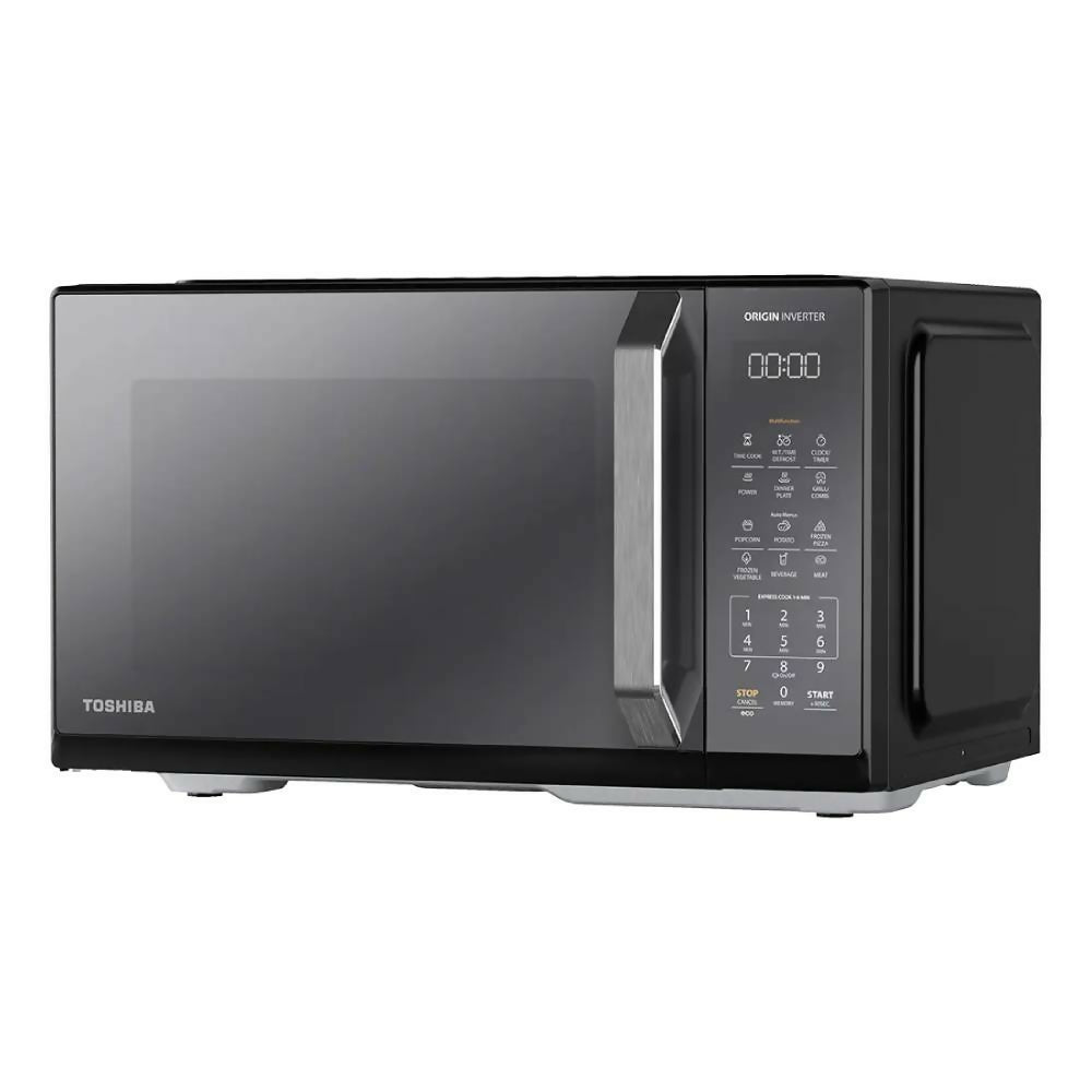 Toshiba Microwave 900 Watt 25 Liter Inverter Digital Black MW3-EG25PEI (BK)