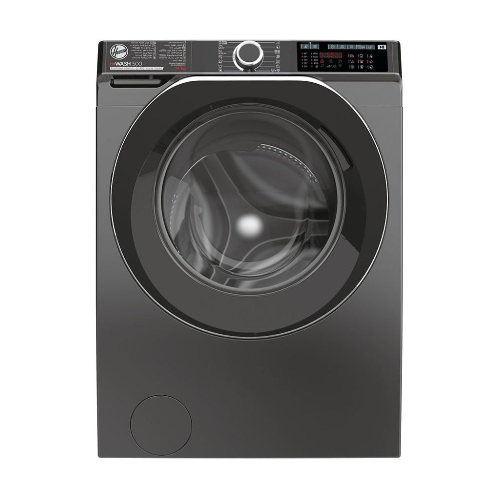 Hoover, HW414AMBCR-EGY, Washing Machine, 14 Kg, Silver.