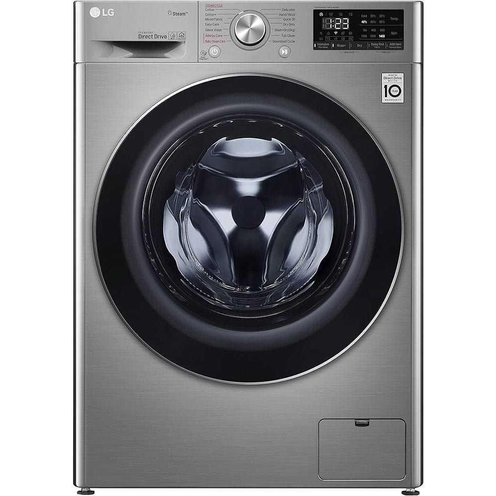 LG, F4R5TYG2T.ASSPEEC, Washing Machine, 8 kg, Silver.