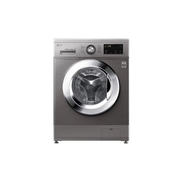 LG, FH2J3TNG5, Washing Machine, 8 KG, Silver.