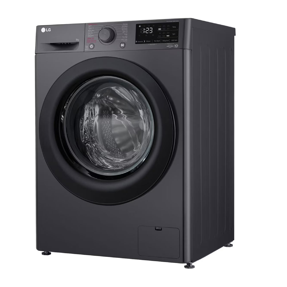 LG, F4R3TYG6J, Washing Machine, 8 Kg, Silver.