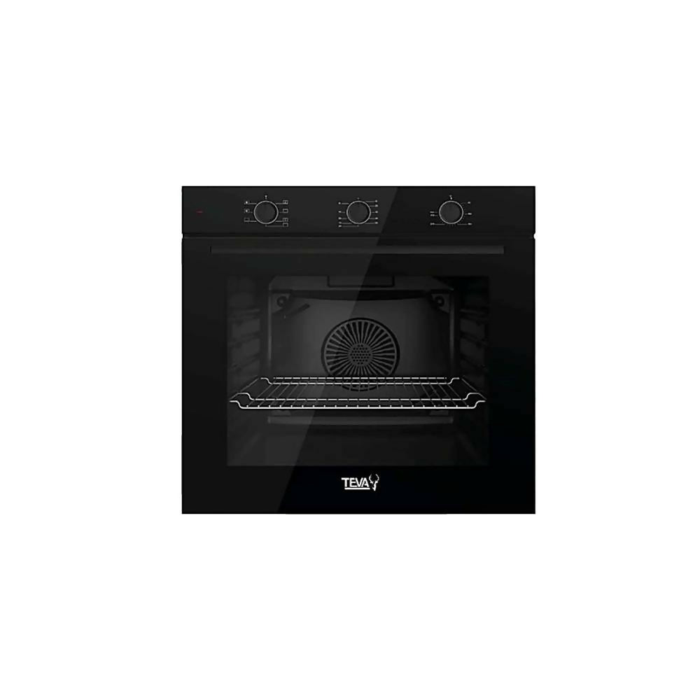Teva Built In Gas Oven 60 Cm 82 Liter Black QGSTL BLACK DT.