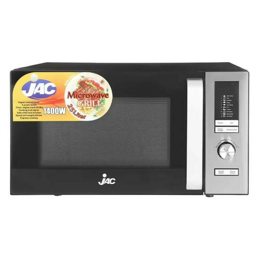 Jac Microwave 1400 Watt 25 Liter Black NGM-25D2.