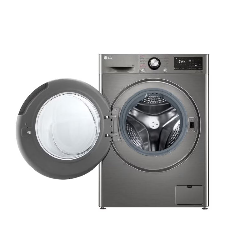 LG, F4R3VYG6P, Washing Machine, 9 kg, Silver.